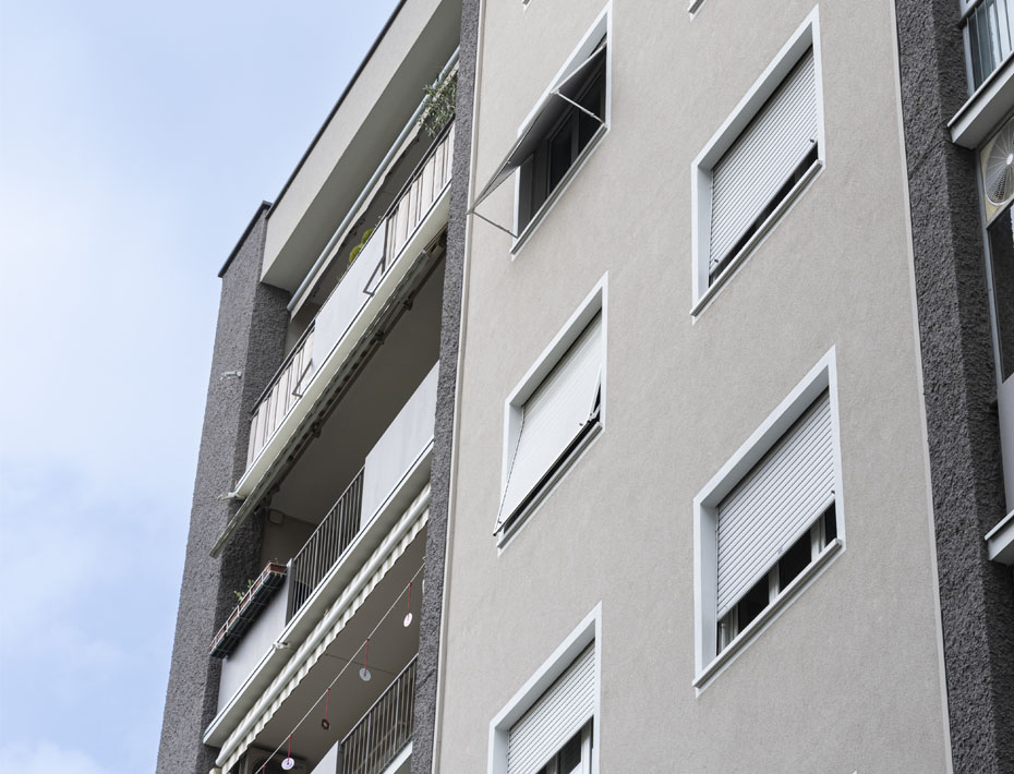 Risanamento della facciata di un condominio a Bolzano, Boero